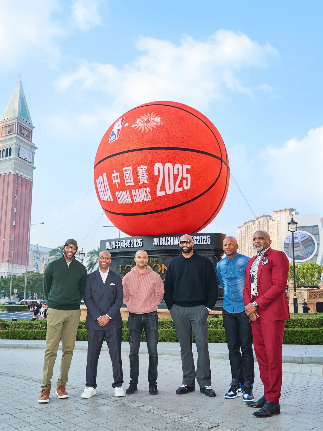 NBA中国赛2025线下装置